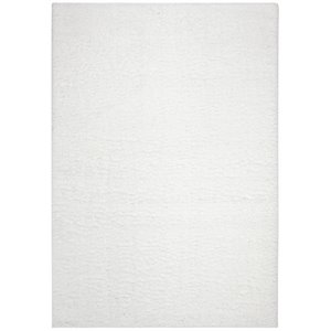 Pemberly Row Modern / Contemporary 6' x 9' Shag Rug in White