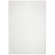 Pemberly Row Modern / Contemporary 6' x 9' Shag Rug in White