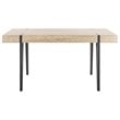 Pemberly Row Modern / Contemporary Dining Table in Gray and Black