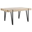 Pemberly Row Modern / Contemporary Dining Table in Gray and Black