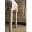 Pemberly Row Contemporary Bed Bench with Bronze Nailhead Trim