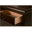 Pemberly Row Modern 6 Drawer Wood Dresser in Cappuccino (Brown)
