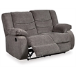 Pemberly Row Modern / Contemporary Reclining Loveseat in Gray