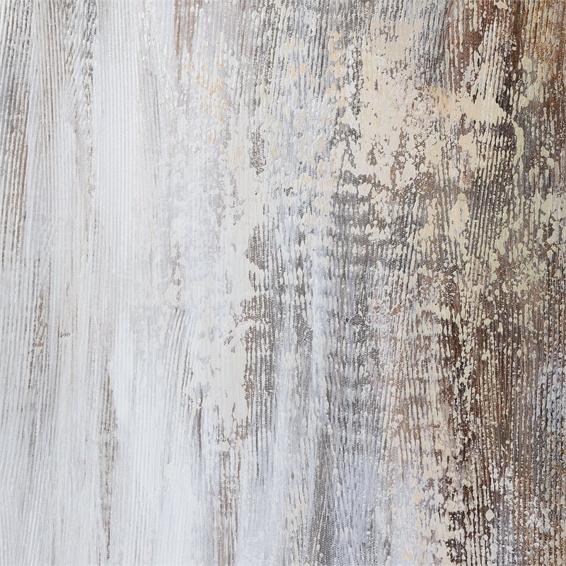 Pemberly Row Desert Rain Wood and Plastic Hand Painted Canvas in Multi-Color