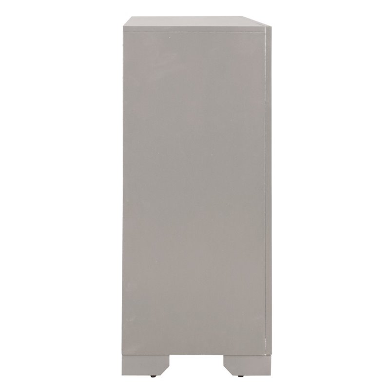 Pemberly Row Modern / Contemporary Dresser in Silver Champagne