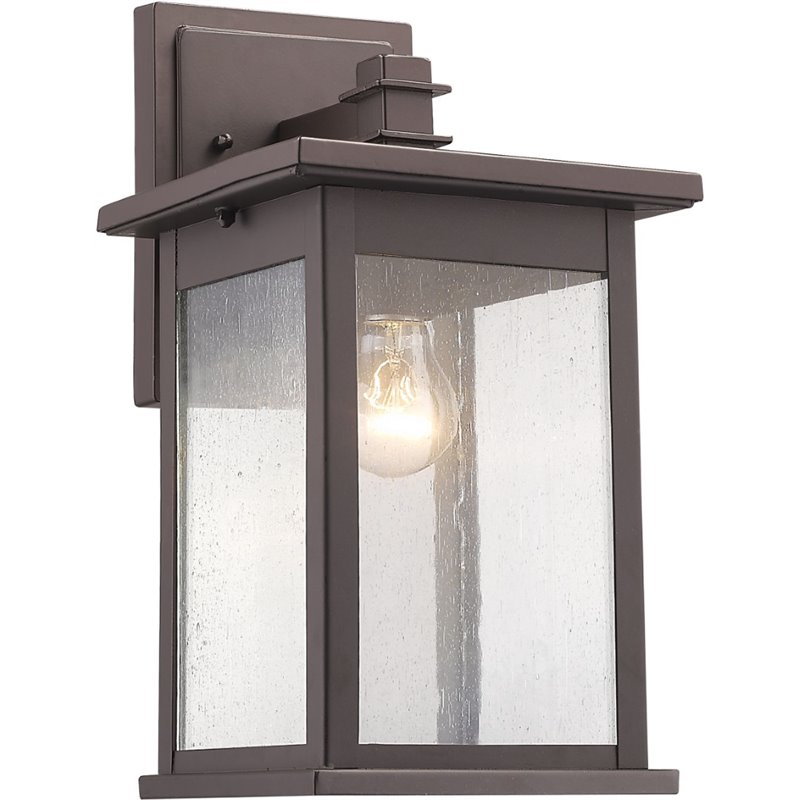Pemberly Row Transitional 1 Light Rubbed Bronze Outdoor Wall Sconce 14