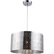Pemberly Row Farmhouse 1 Light Chrome Ceiling Pendant 15