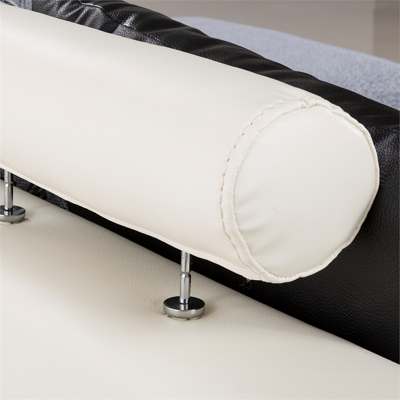 Pemberly Row Gray Color With Fabric Sectional Right Facing Chaise