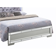 Pemberly Row Modern / Contemporary Queen Size Bed Silver Champagne