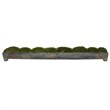 Pemberly Row Aluminum Moss Centerpiece in Green/Colorful Oxidized Bronze