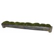 Pemberly Row Aluminum Moss Centerpiece in Green/Colorful Oxidized Bronze