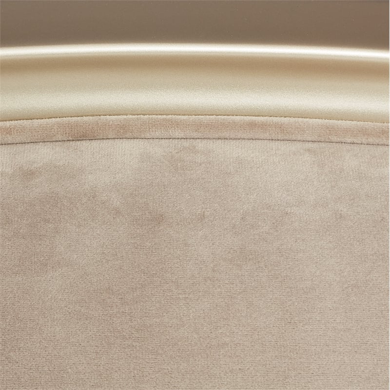 Pemberly Row Contemporary Velvet Sofa in Porcini/Hazelnut Brown