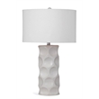 Pemberly Row Modern / Contemporary Table Lamp in White Ceramic
