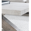 Pemberly Row Transitional Wood Coffee Table in Antique White/Corsican Gray