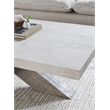 Pemberly Row Transitional Wood Coffee Table in Antique White/Corsican Gray