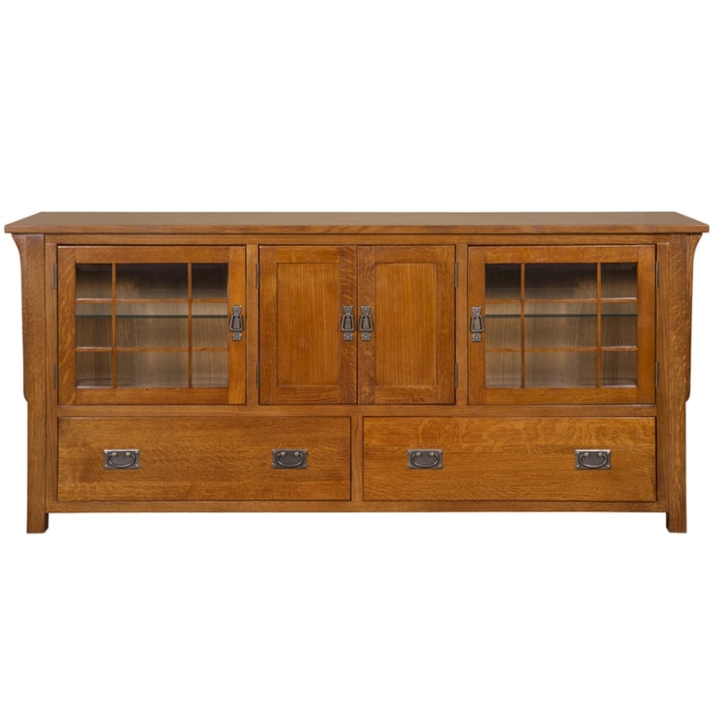 Pemberly Row Modern Wood TV Stand for TVs up to 72