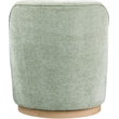 Pemberly Row Modern / Contemporary Mint Fabric Swivel Accent Chair