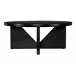 Pemberly Row Contemporary Wood Coffee Table in Dark Espresso