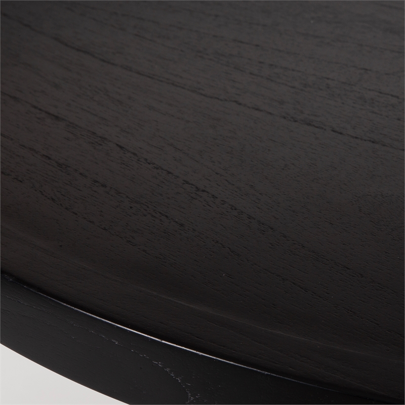 Pemberly Row Contemporary Wood Coffee Table in Dark Espresso