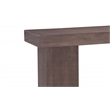 Pemberly Row Modern Brown Oak Console in Dark Brown Mango Wood