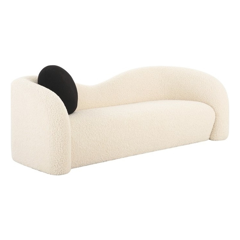 Pemberly Row Modern / Contemporary Beige Faux Shearling 84