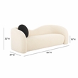 Pemberly Row Modern / Contemporary Beige Faux Shearling 84