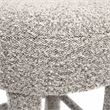 Pemberly Row Contemporary Black & White Boucle Counter Stool