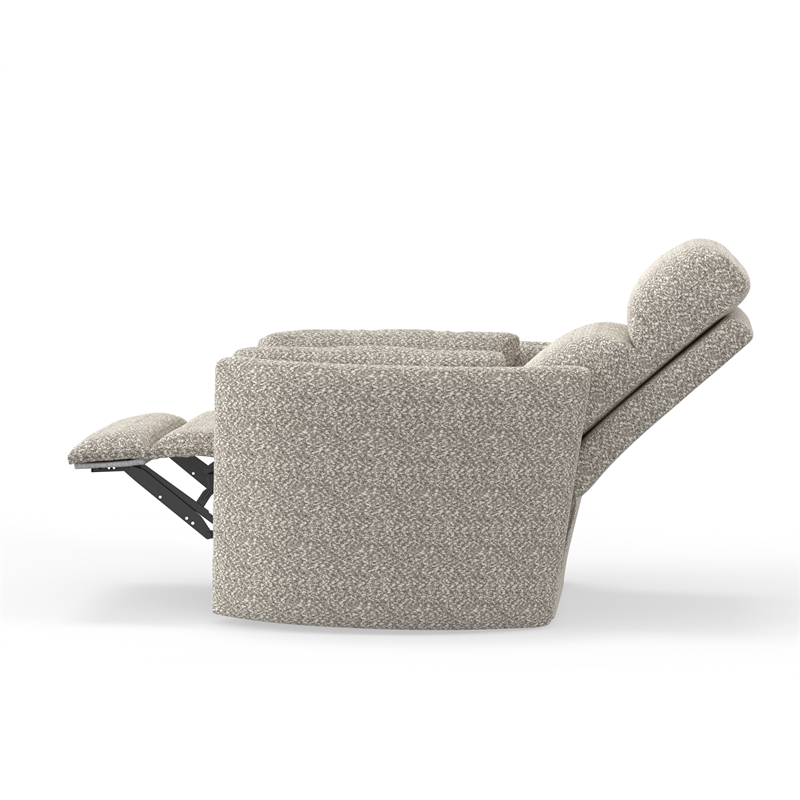 Pemberly Row Contemporary Power Swivel Glider Recliner Two Pack