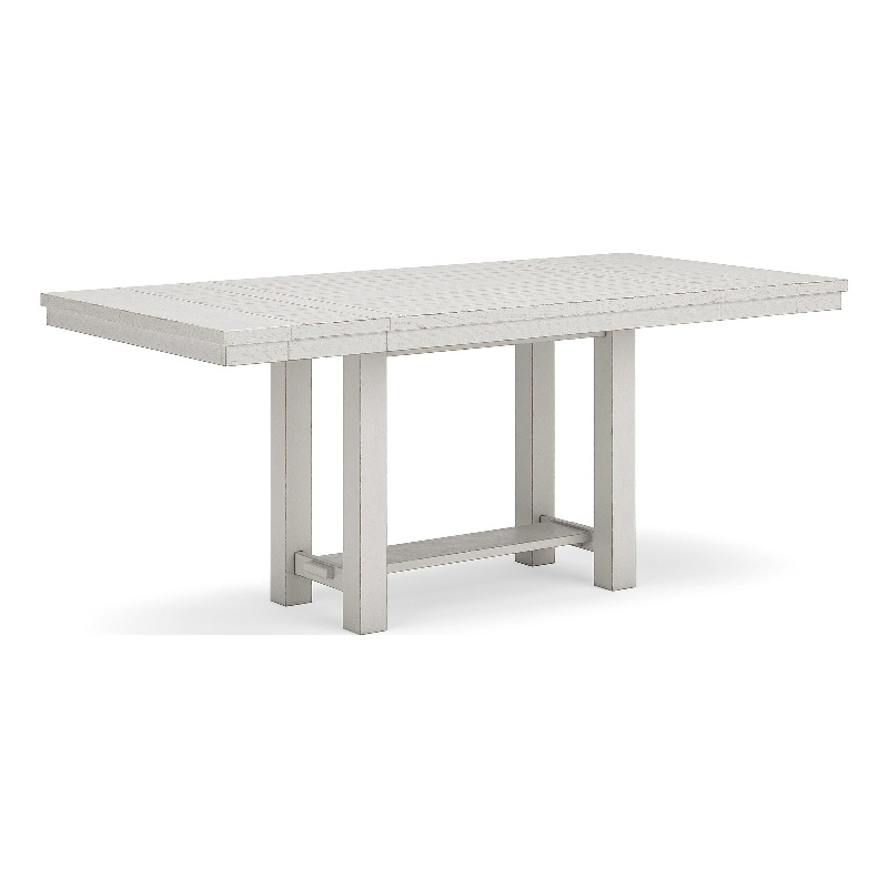 Pemberly Row Antique White Counter Height Dining Extension Table