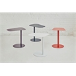 Pemberley Row Metal Orange End Table Rectangular Space-Saving 20