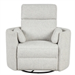 Pemberly Row Beauty Quartz Power Swivel Glider Recliner Two Pack