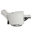 Pemberly Row Beauty Quartz Power Swivel Glider Recliner Two Pack