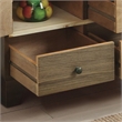 Pemberly Row Vintage Wood 8-Drawer Accent Chest in Walnut