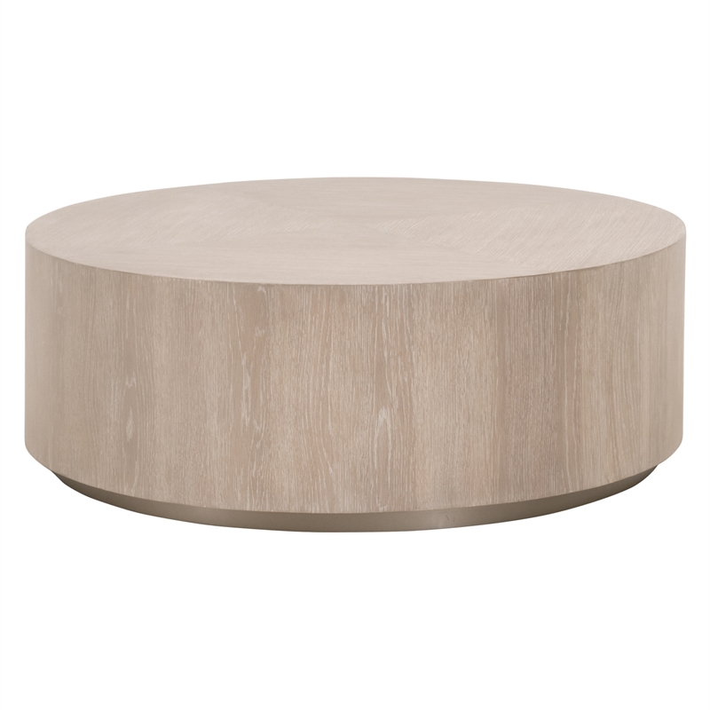 Pemberly Row Modern / Contemporary Wood Large Coffee Table in Gray