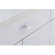 Pemberly Row Modern Zinc Alloy T Bar Pull Multipack in Nickel (Set of 10)