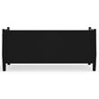 Pemberly Row Mid-Century Modern Twin Size Wood Day Bed in Black
