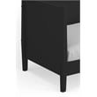 Pemberly Row Mid-Century Modern Twin Size Wood Day Bed in Black