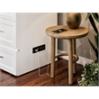 Pemberly Row Twin XL Solid Wood Modern Murphy Bed Chest with Mattress in White