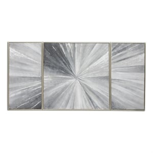 Pemberly Row Modern / Contemporary Cambric in Silver Canvas Fabric