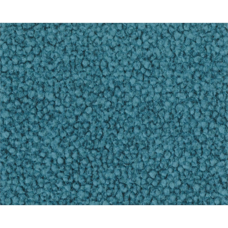 Pemberly Row Contemporary Polyester Upholstered Sofa in Teal