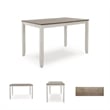 Pemberly Row White Counter Height Dining Table Set - Set of 7