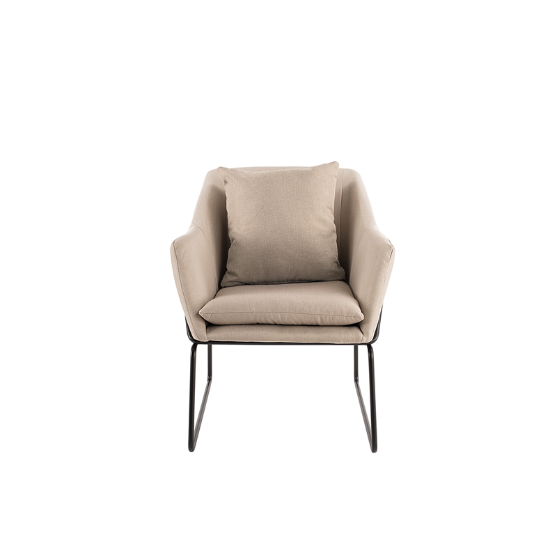 Pemberly Row Modern / Contemporary Accent Chair in French Cream