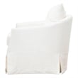 Pemberly Row Modern / Contemporary Fabric Club Chair in Cream