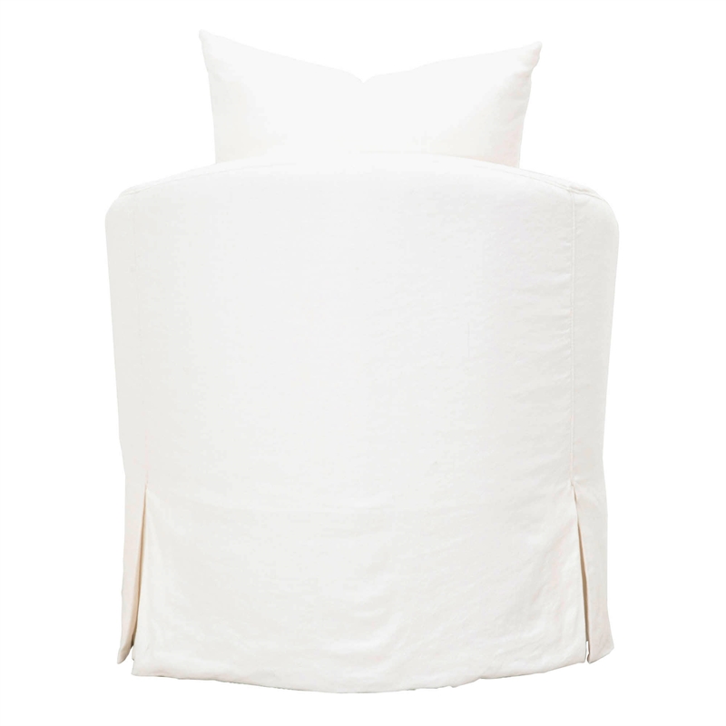 Pemberly Row Modern / Contemporary Fabric Club Chair in Cream