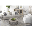 Pemberly Row Modern / Contemporary Fabric Club Chair in Cream
