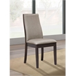 Pemberly Row Modern Upholstered Fabric Dining Chairs in Gray