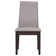 Pemberly Row Modern Upholstered Fabric Dining Chairs in Gray
