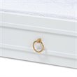 Pemberly Row Modern / Contemporary Twin Size Trundle in White