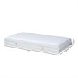 Pemberly Row Modern / Contemporary Twin Size Trundle in White