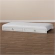 Pemberly Row Modern / Contemporary Twin Size Trundle in White